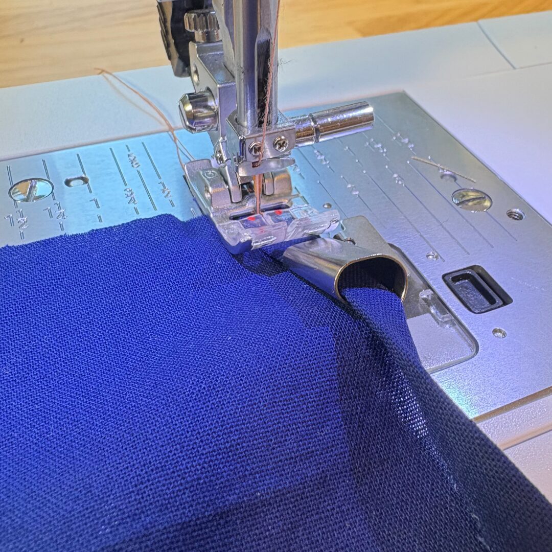 4 put foot down + needle in