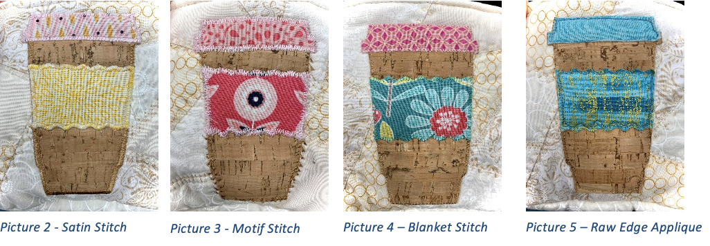 applique options Cuppa Time Basket