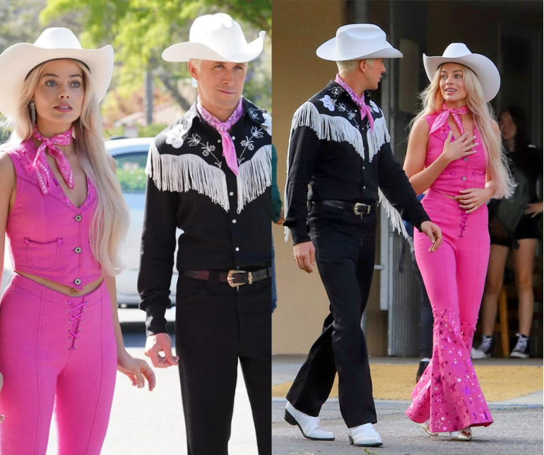 homemade barbie and ken costumes