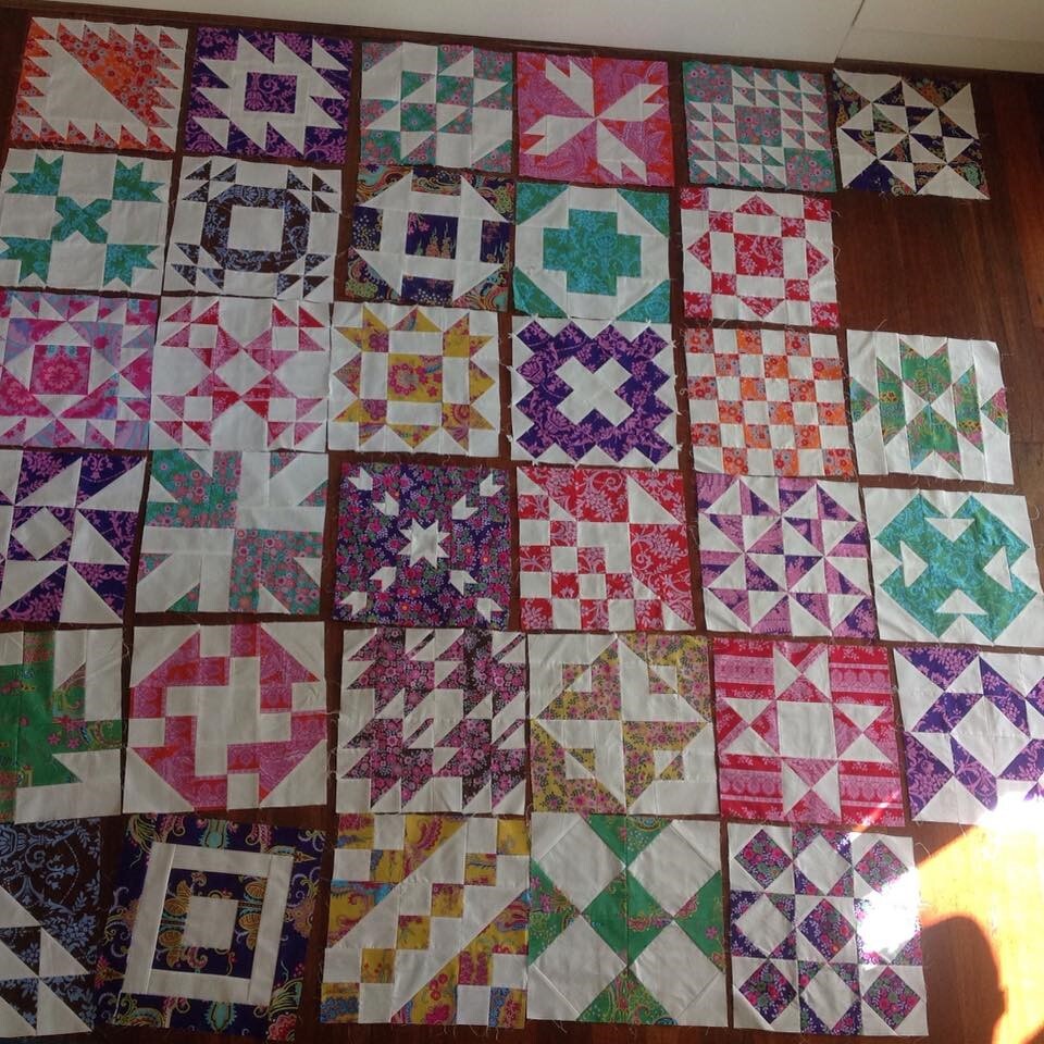 Chantelle Walker work in progress blocks