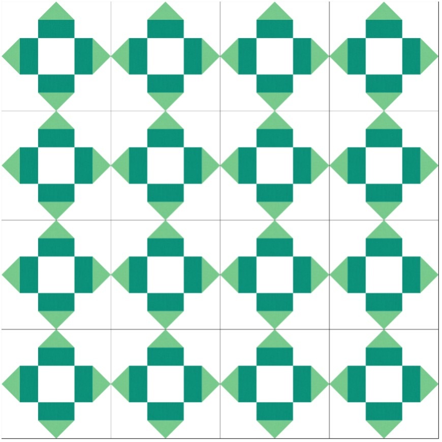 Clover Quilt Block Picture 2