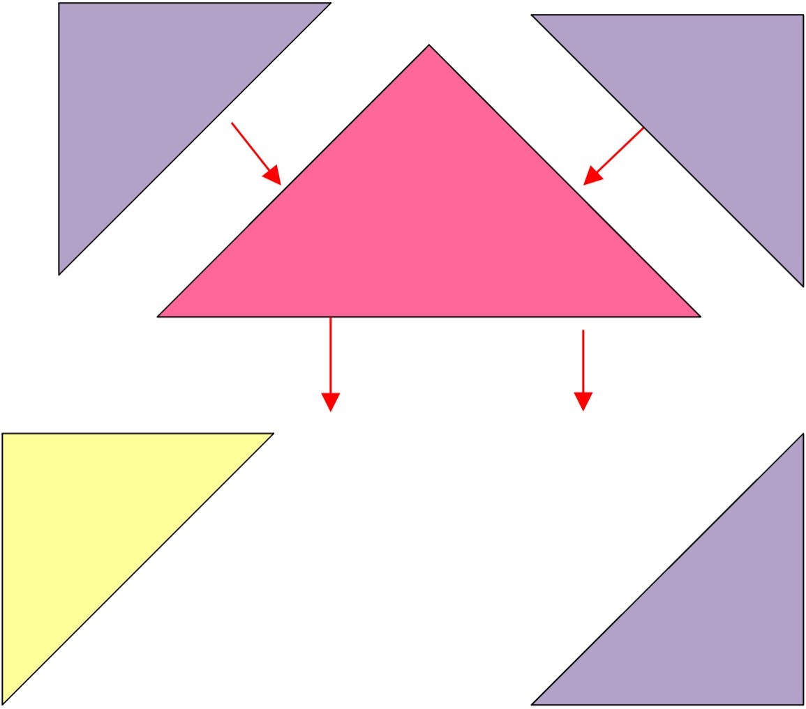 Flying around border sewing step 3