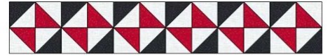 Half Square Triangle Borders 1 extra colour1