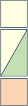 Illustration of abstract geometric shapes with varying colors and sections.