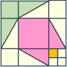 Colorful geometric pattern representing precise fabric cutting services.