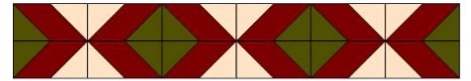 Parallelogram border adding 1 extra colour 2