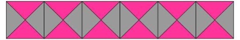 Quarter Square Triangle Border Original Design