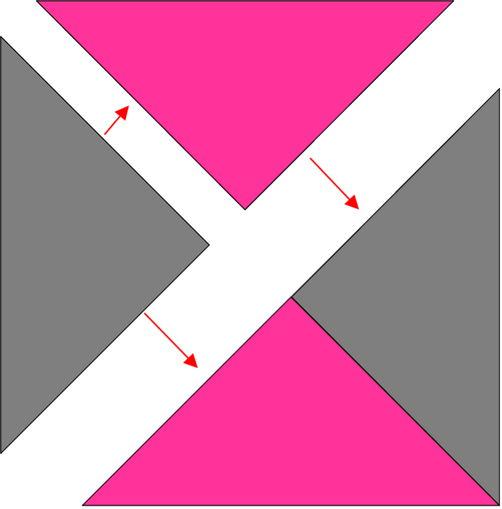 Quarter Square Triangle Border Picture 1