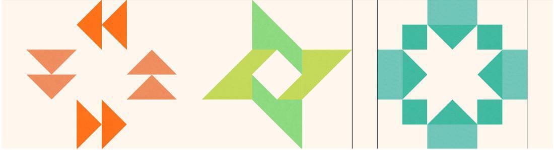 rainbow sampler step 1