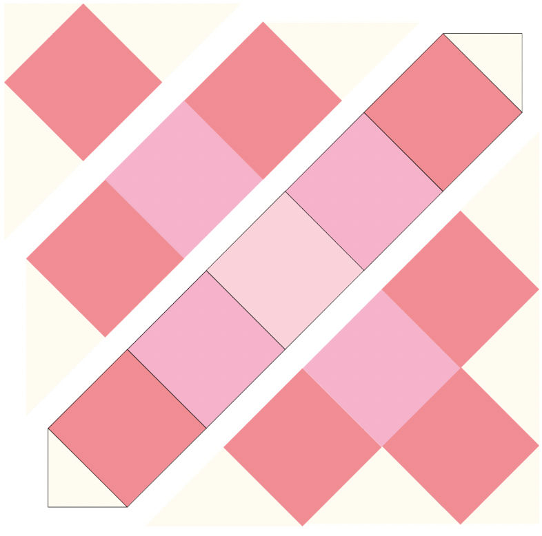 Petals Block 8 step 2