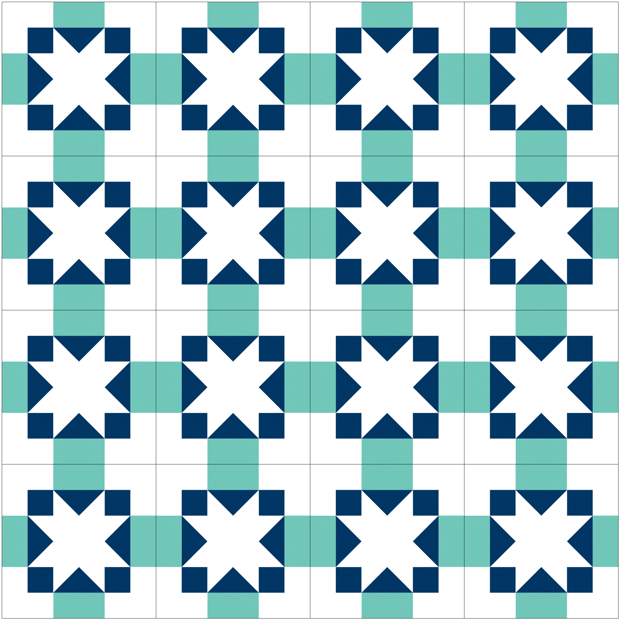 Star Stamp quilt