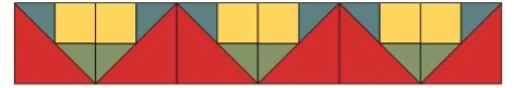 Triangles and Square block picture 5