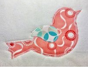 Twitter tweet bird applique