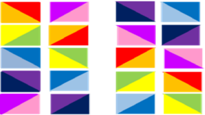Colorful geometric patterns for a sewing brand based in West Gosford NSW.
